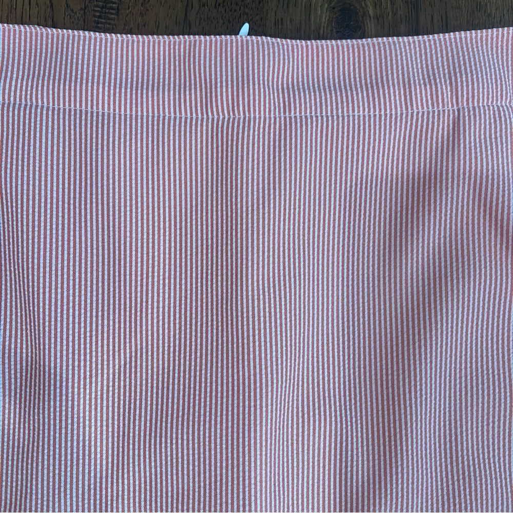 Lady Hagen Pink Pinstripe Mini Skirt - Picture 2 of 9